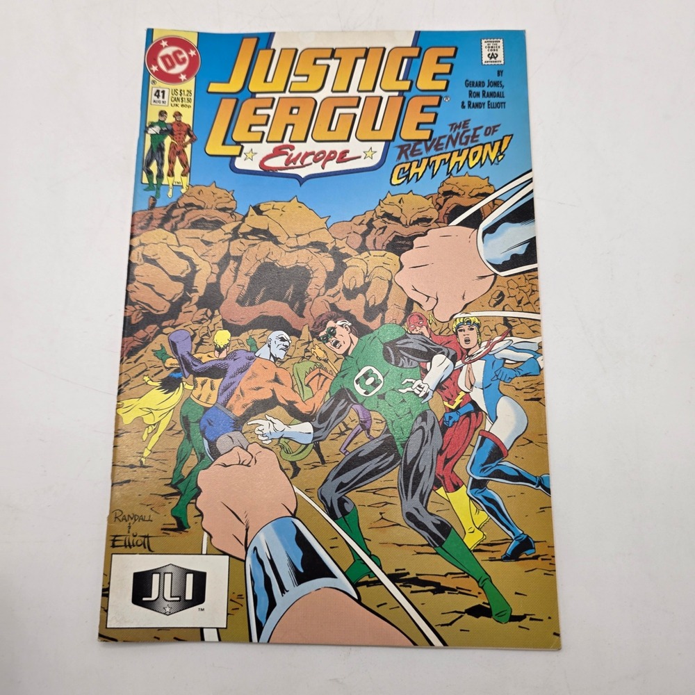 DC Comics Justice League Europe 41 Revenge of Chthon‎ Green Lantern SNES Ad 1992